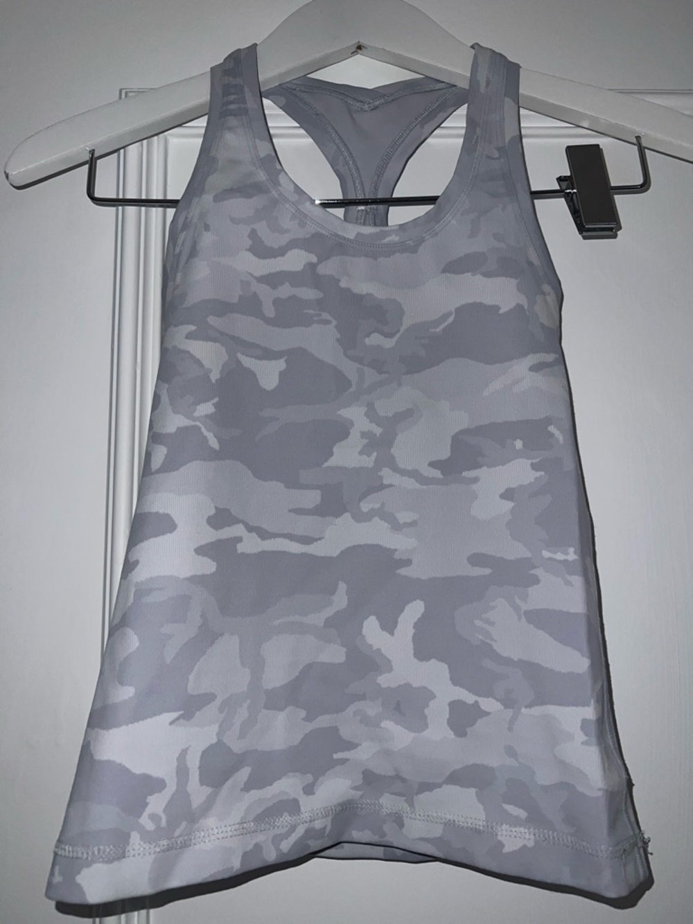 LULULEMON GRAY & WHITE CAMO RACERBACK TANK 🩶🤍
